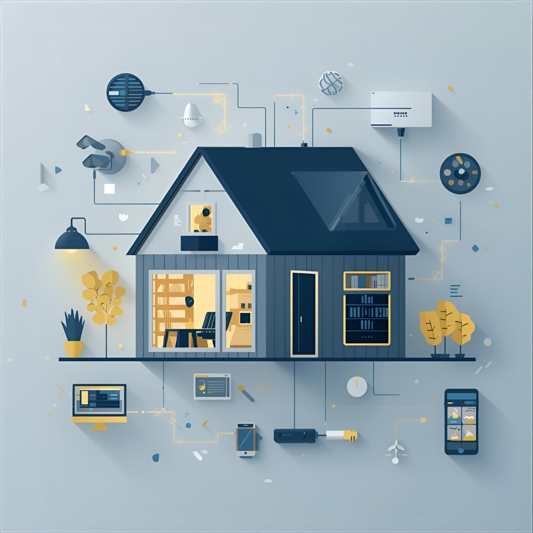 Chytrá domácnost – propojené řízení světel, vytápění, zabezpečení a multimédií